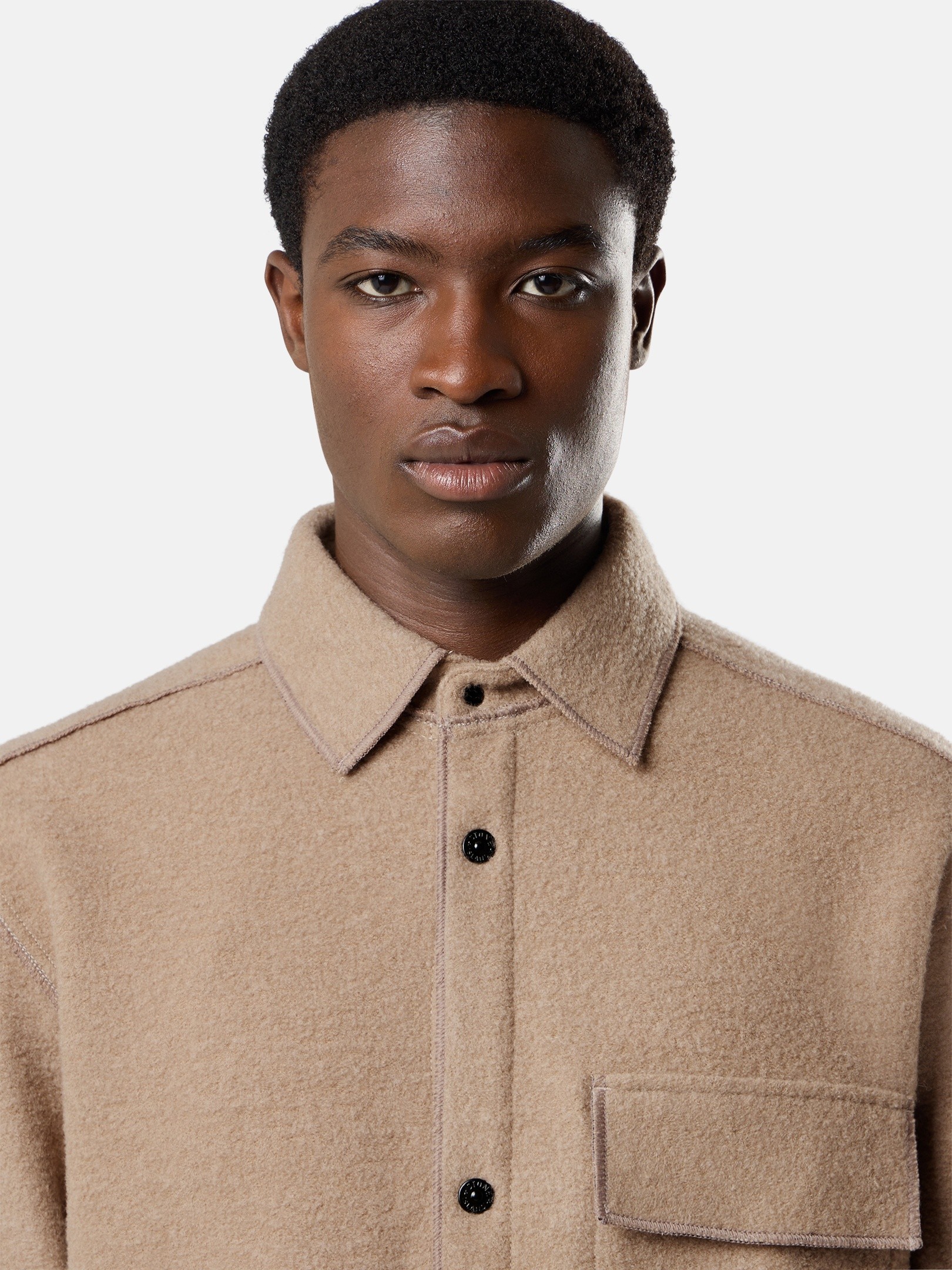 Men's overshirts, shirt jackets, long-sleeve shirts | Stone Island