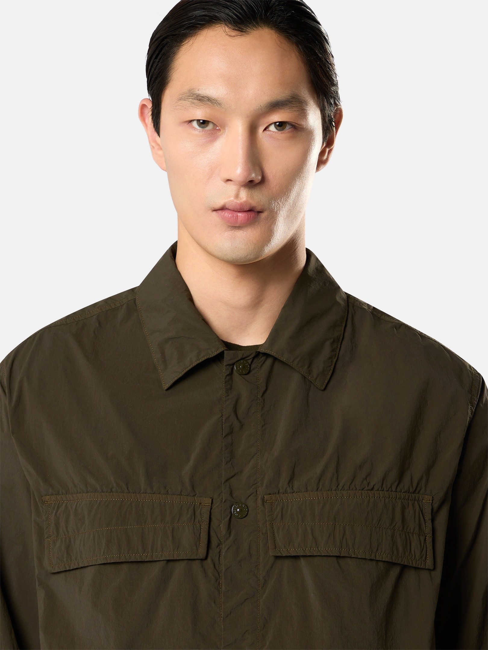 モノクロのジャケット、パンツ、ニットウェアのStone Island Ghost