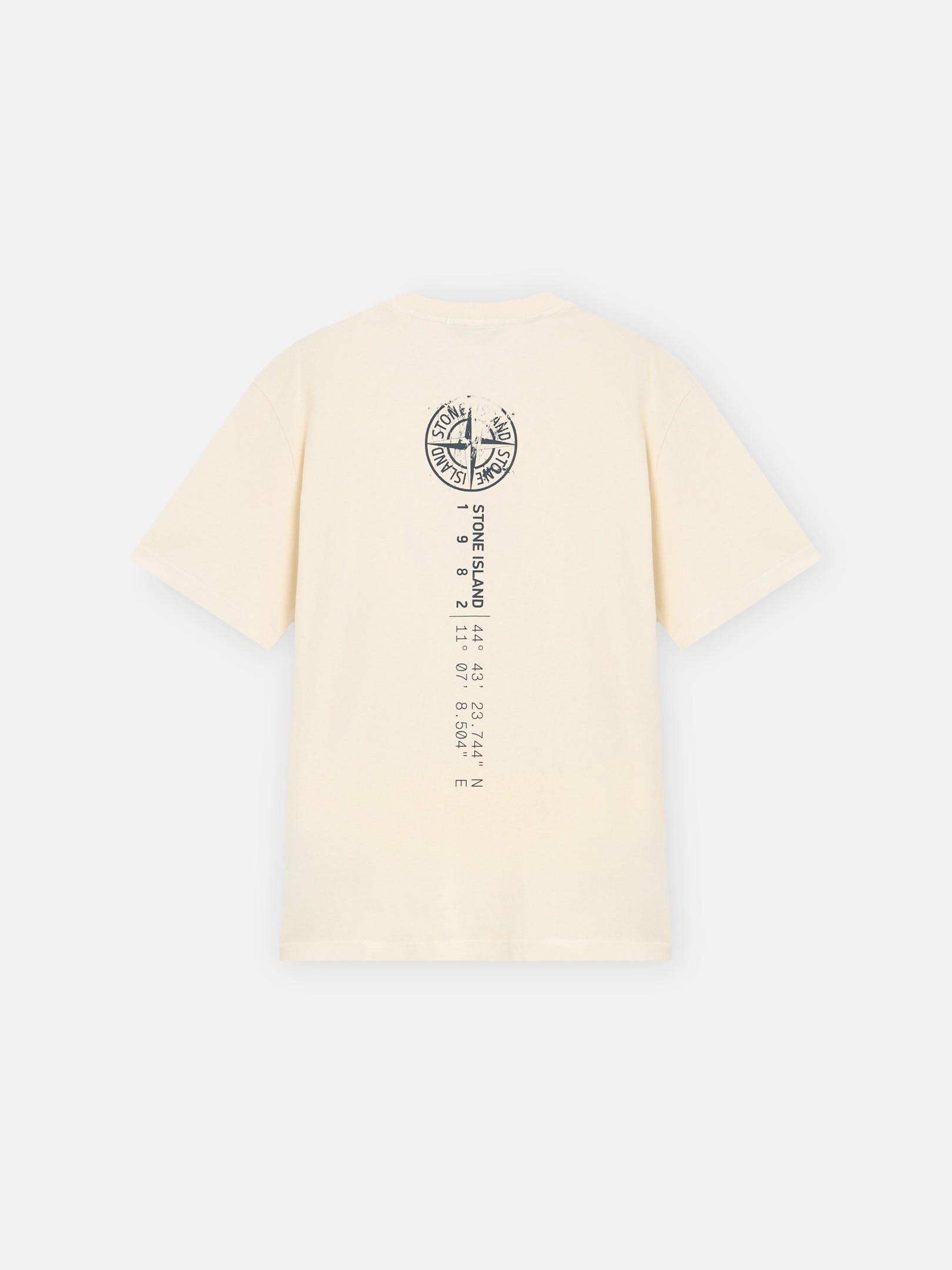 Ivory Regular-fit T-shirt with 'Vertical Placement' print 2100001