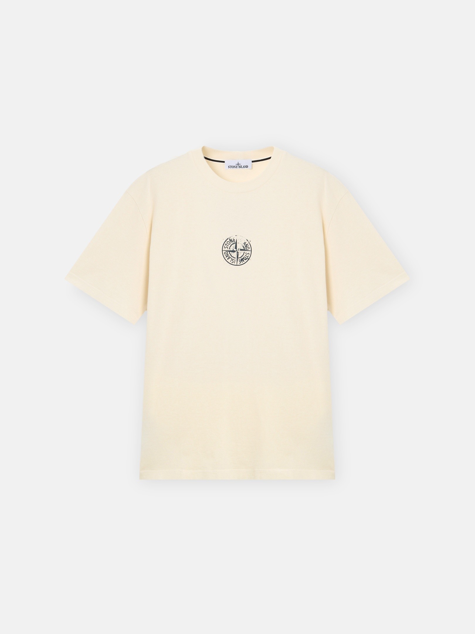 Ivory Regular-fit T-shirt with 'Vertical Placement' print 2100001