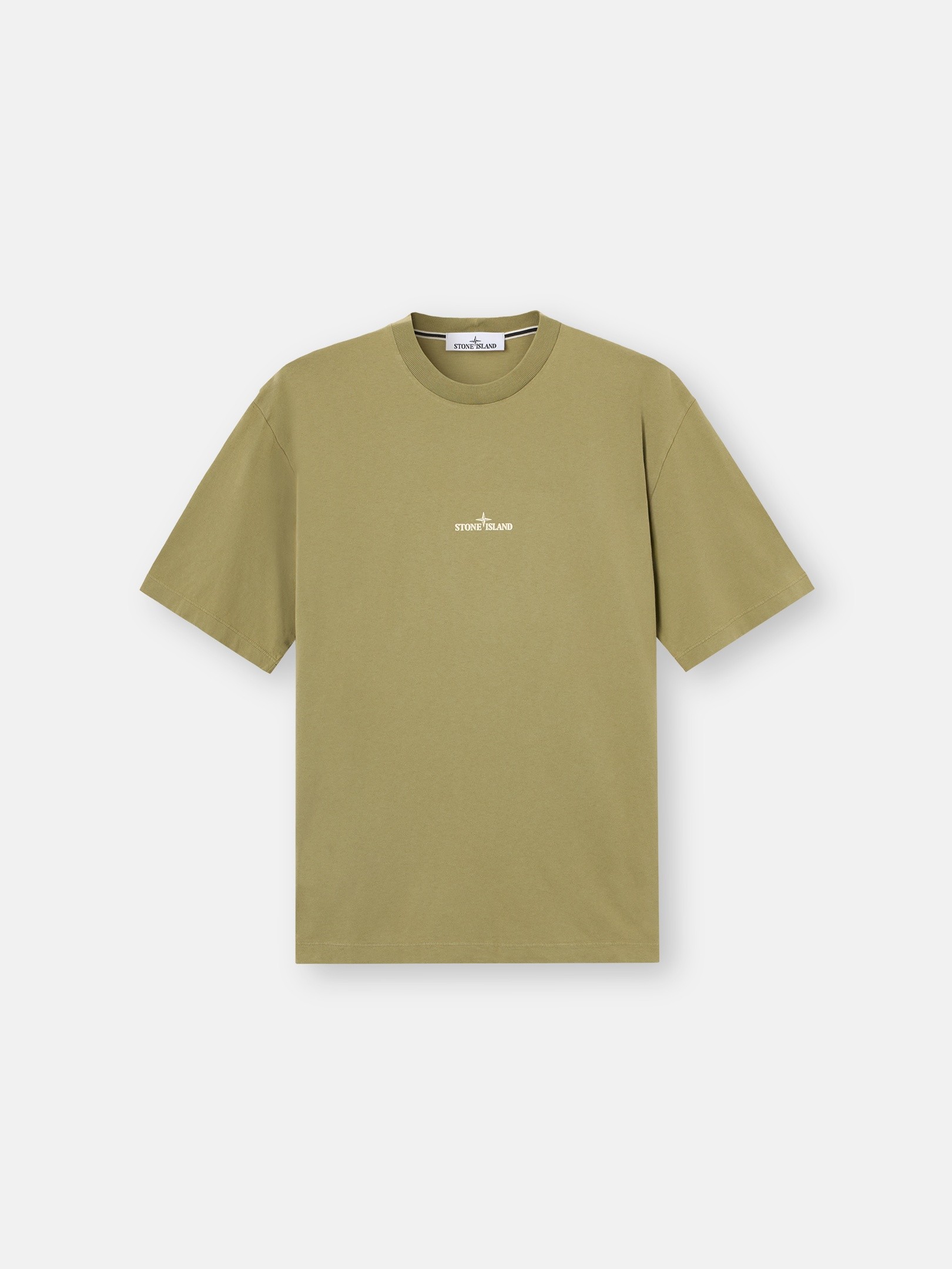トップス Stone  2019Jersey Placcato T-Shirt Laurel Green Regular-fit T-shirt with 'Desert' print 2100001