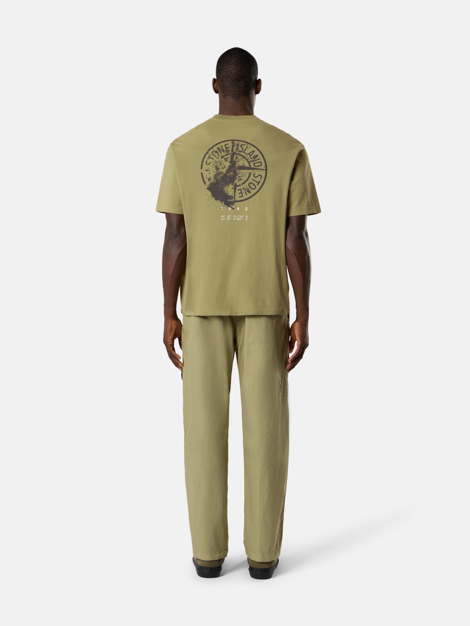 Laurel Green Regular-fit T-shirt with 'Desert' print 2100001