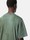 2100002 ORGANIC COTTON JERSEY, LASER COLOUR GARMENT DYED Ozeangrün Stone Island