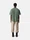 2100002 ORGANIC COTTON JERSEY, LASER COLOUR GARMENT DYED Ocean Green Stone Island