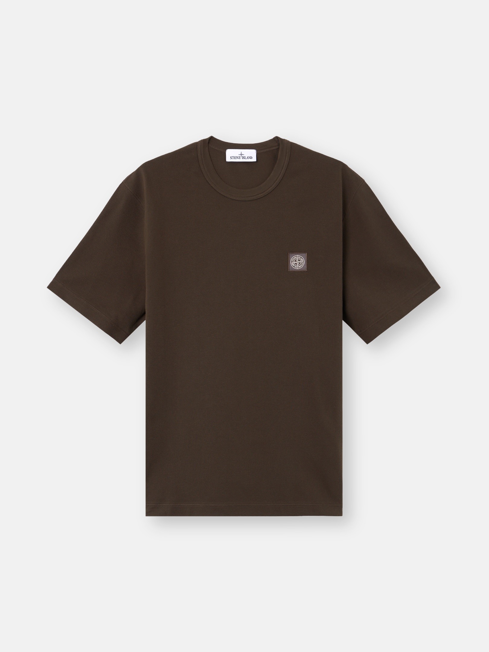 Coal Gray Regular-fit T-shirt with Compass logo patch 2100015 50/2