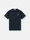 2100026 ORGANIC COTTON JERSEY 'FISSATO' EFFECT Navy Blue Stone Island
