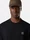 2100026 ORGANIC COTTON JERSEY 'FISSATO' EFFECT Black Stone Island