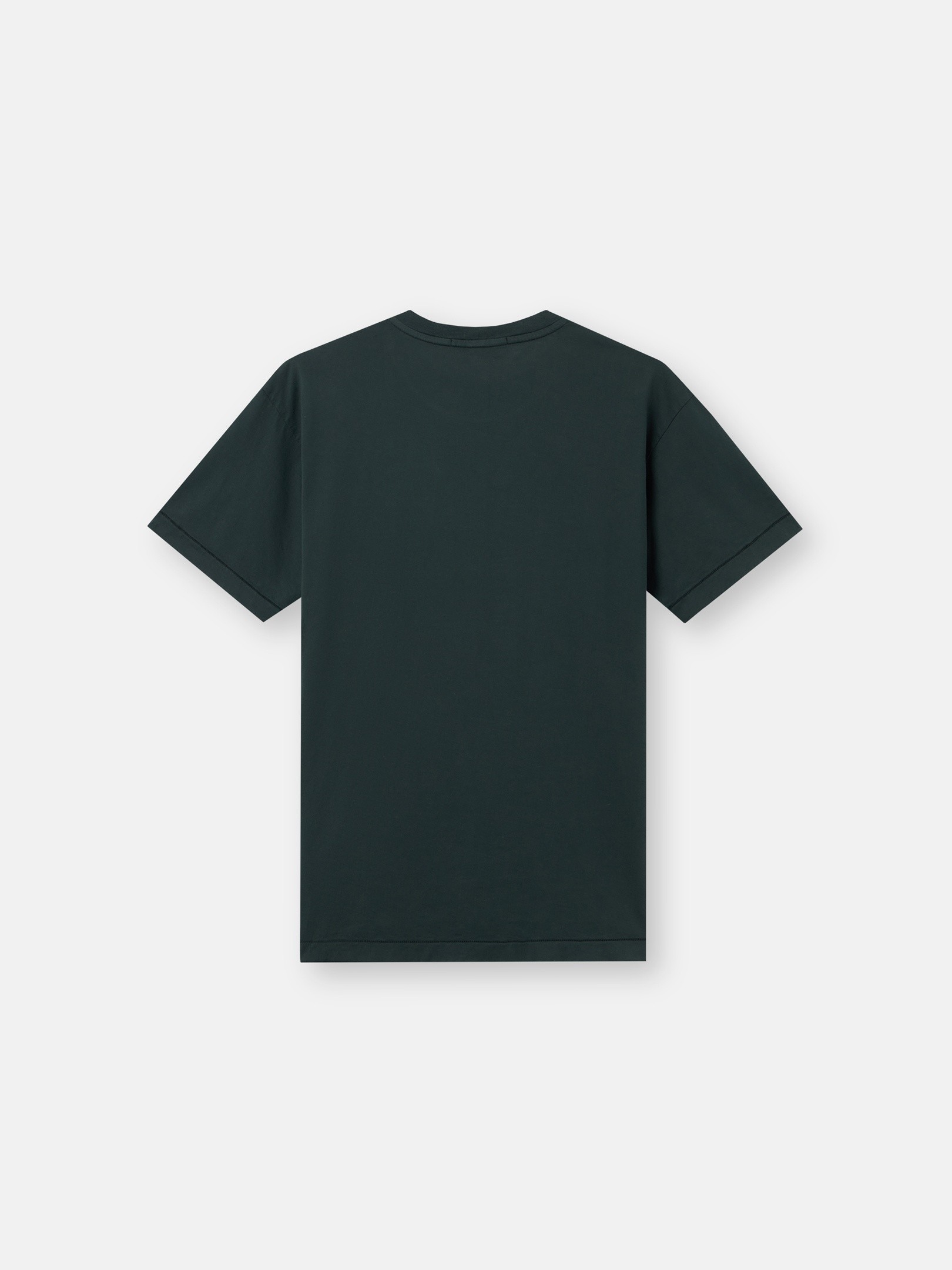 ダークグリーン スリムフィット Tシャツ Compassパッチ 2100027 60/2