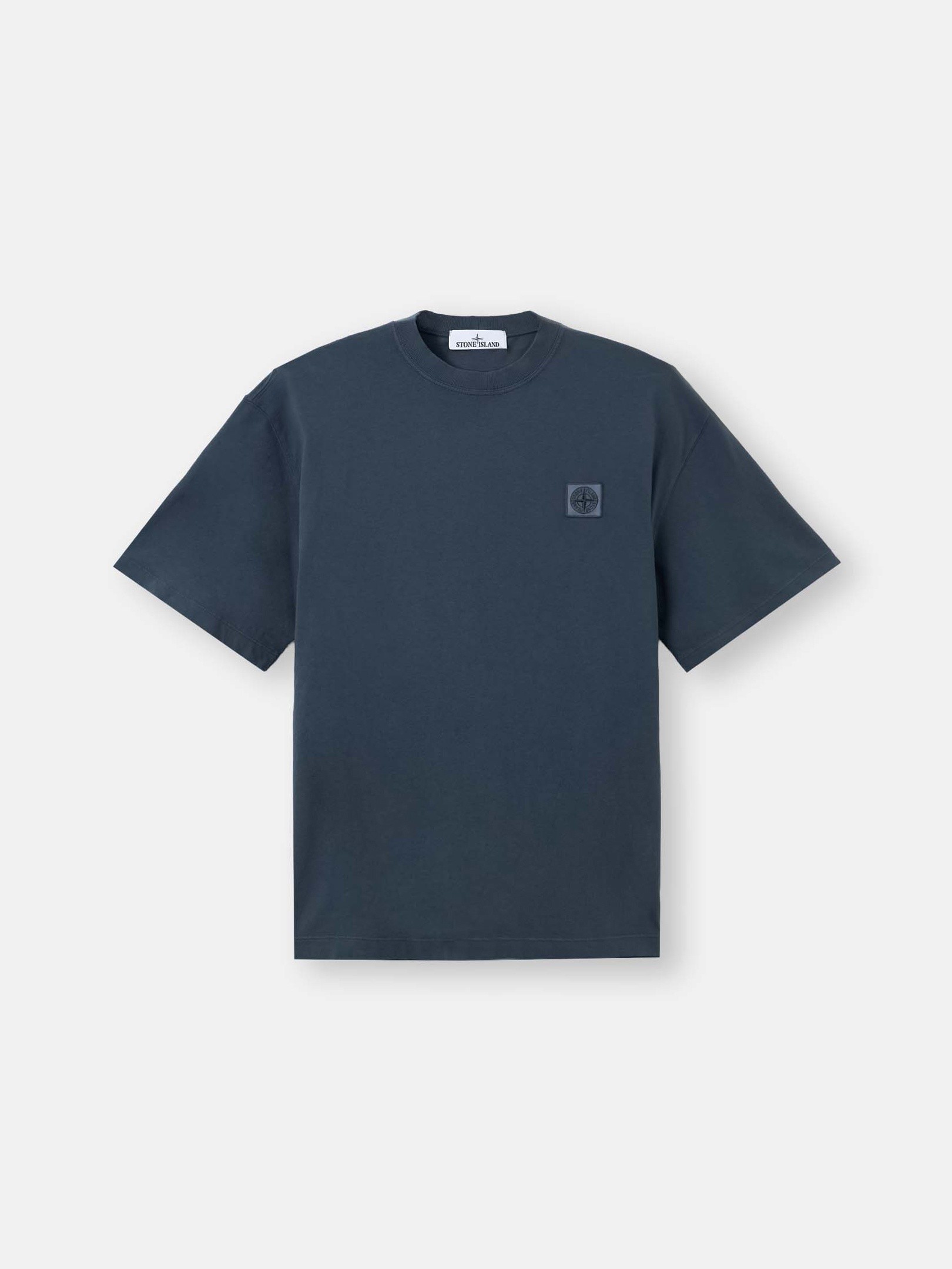 スレートブルー レギュラーフィット Tシャツ Compassパッチ 2100030