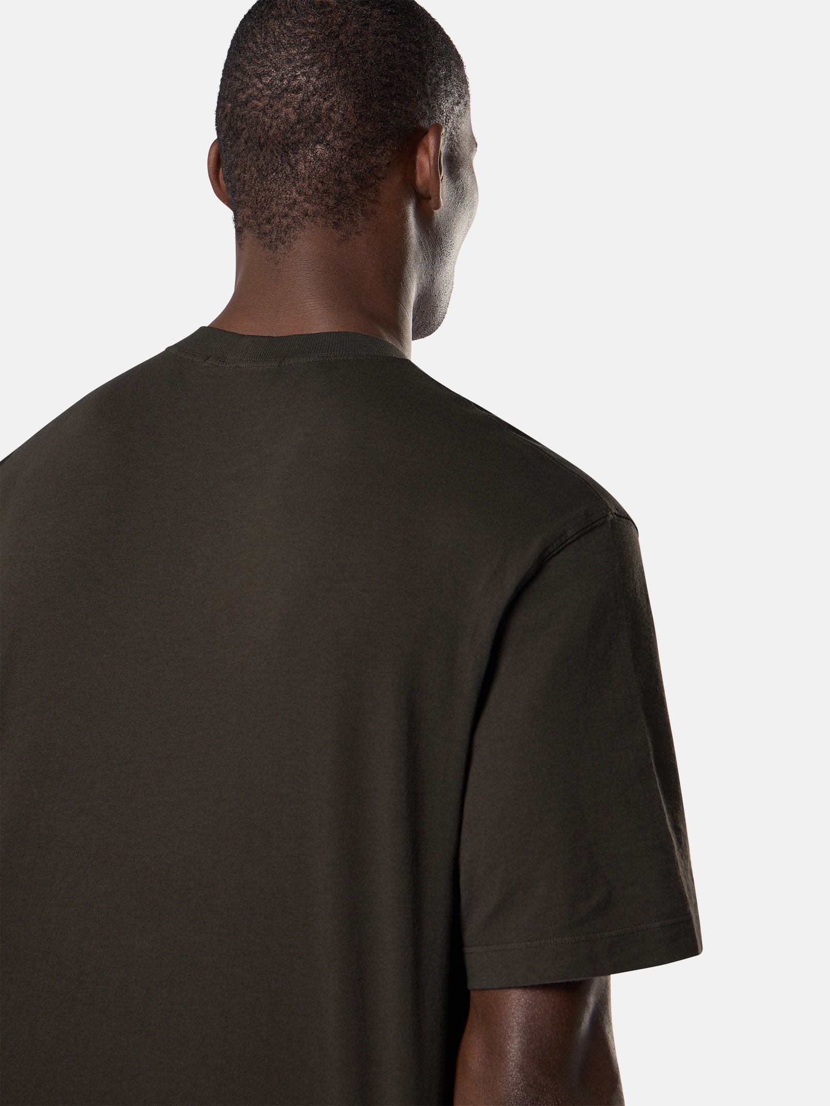 Coal Gray Regular-fit T-shirt with Compass patch 2100030 COMBED