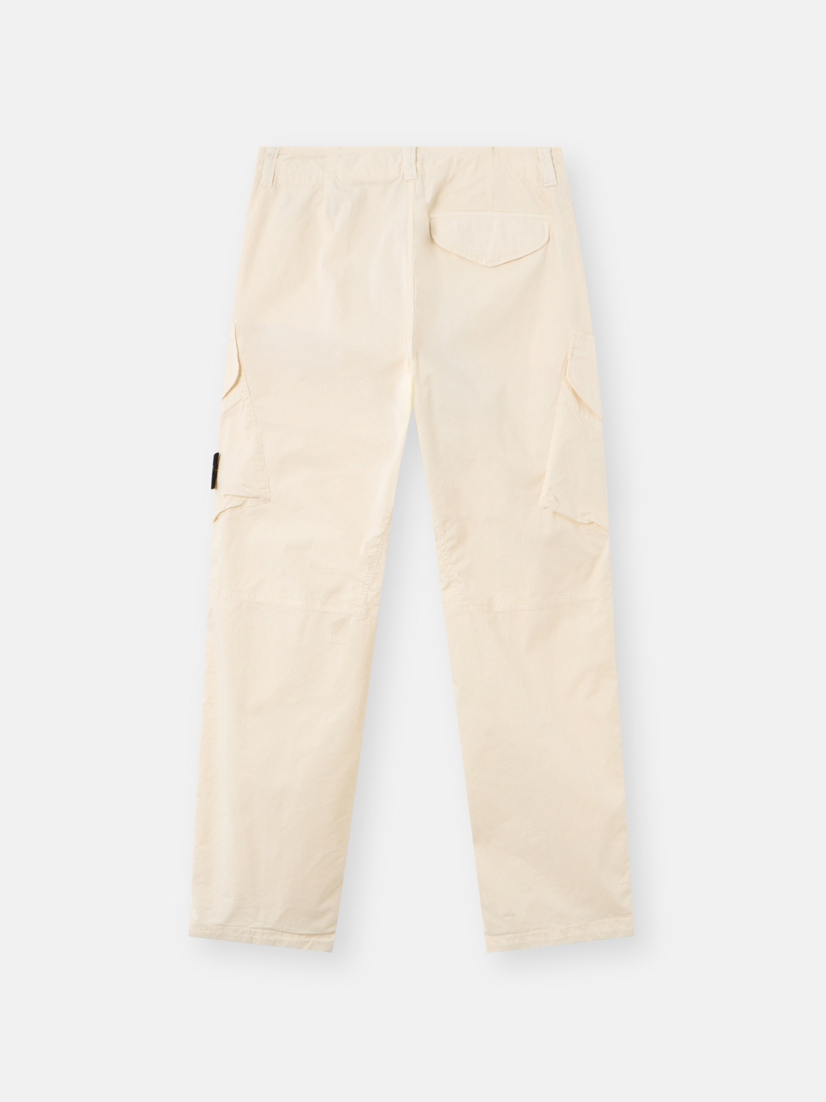 Ivory Loose-fit cargo pants with snap pockets 3100003 STRETCH