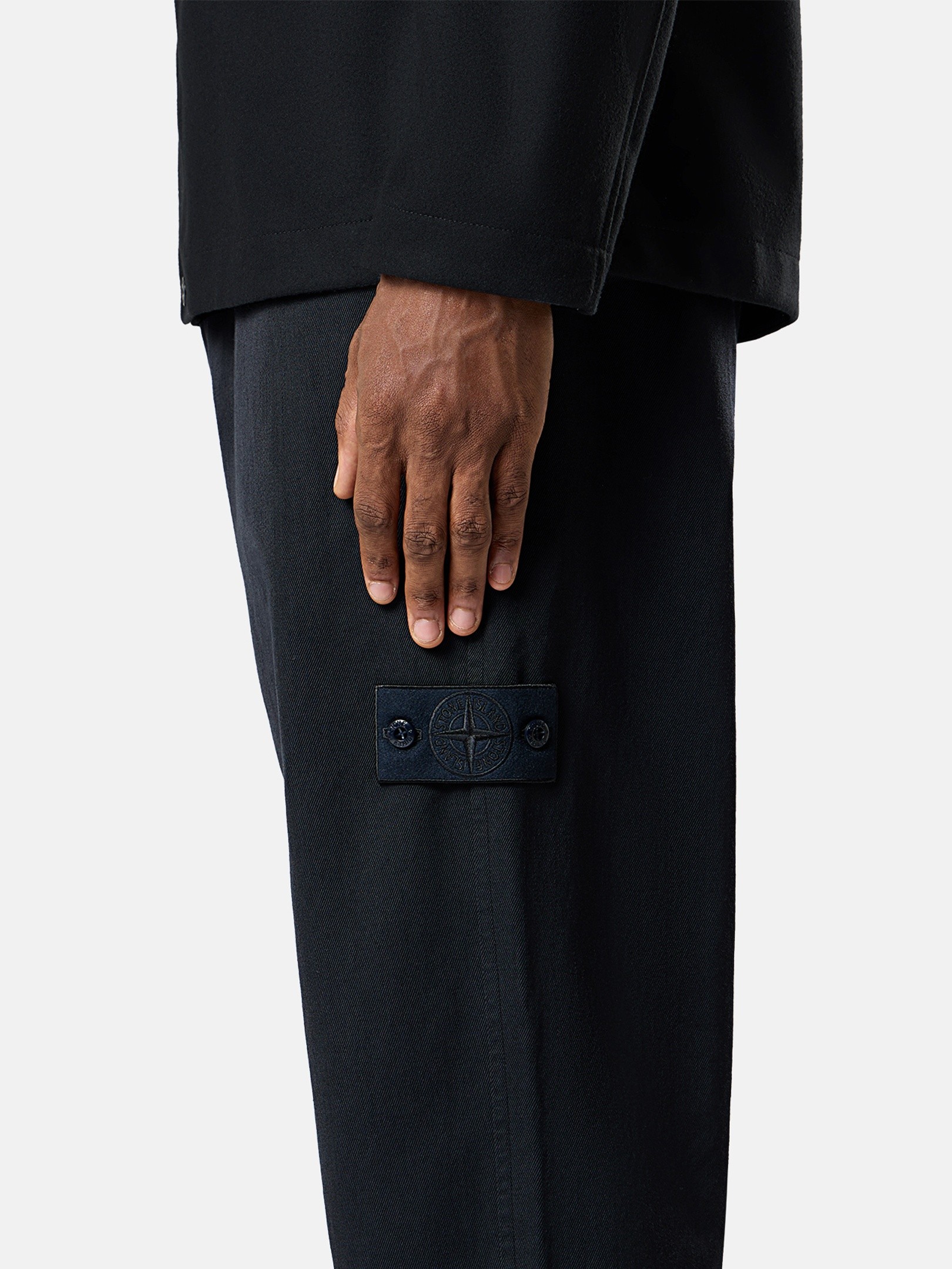 Navy Blue Regular-fit chino pants with pockets 3100025 RAW HAND