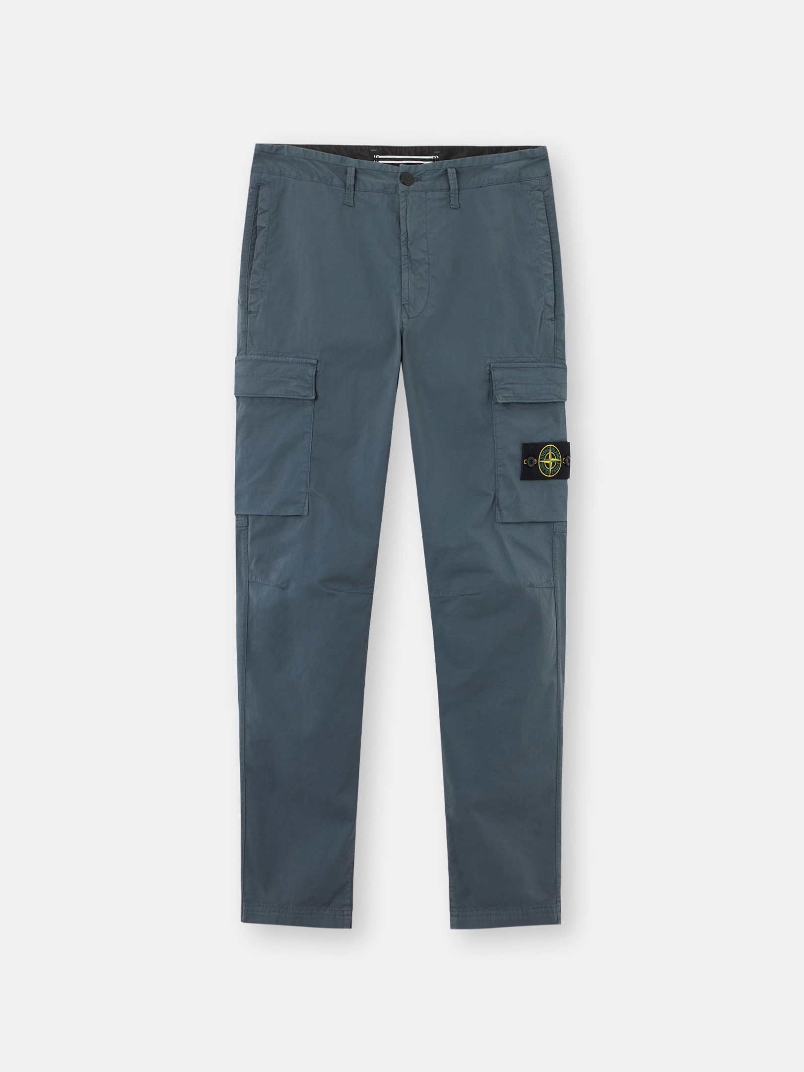 Slate Blue Regular-tapered-fit cargo pants 3100032 STRETCH ORGANIC
