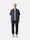 3100033 STRETCH COTTON-WOOL SATIN Bleu marine Stone Island