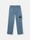 undefined 3100036 STRETCH ORGANIC BROKEN TWILL COTTON 'OLD' EFFECT Stahlblau Stone Island