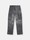 undefined 3100053 UNEVEN PIGMENT DYED NYLON SMERIGLIATO + NYLON CANVAS Nero Stone Island