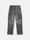 undefined 3100053 UNEVEN PIGMENT DYED NYLON SMERIGLIATO + NYLON CANVAS Nero Stone Island