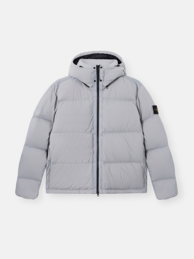 Ash Gray Tear-resistant down jacket with detachable hood 4100013