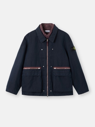 Navy Blue Padded field jacket with anti-drop 4100043 DIAGONAL