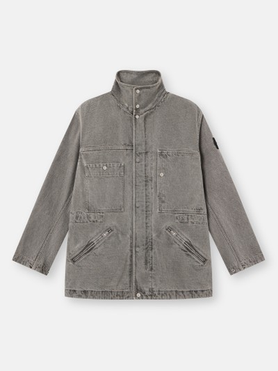Grey Jacket with removable vest 4100064 MINERAL DYED COTTON