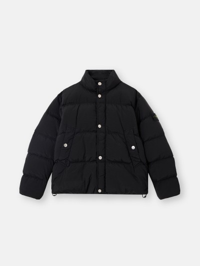 Black Stand collar down jacket 4100078 NYLON METAL IN ECONYL