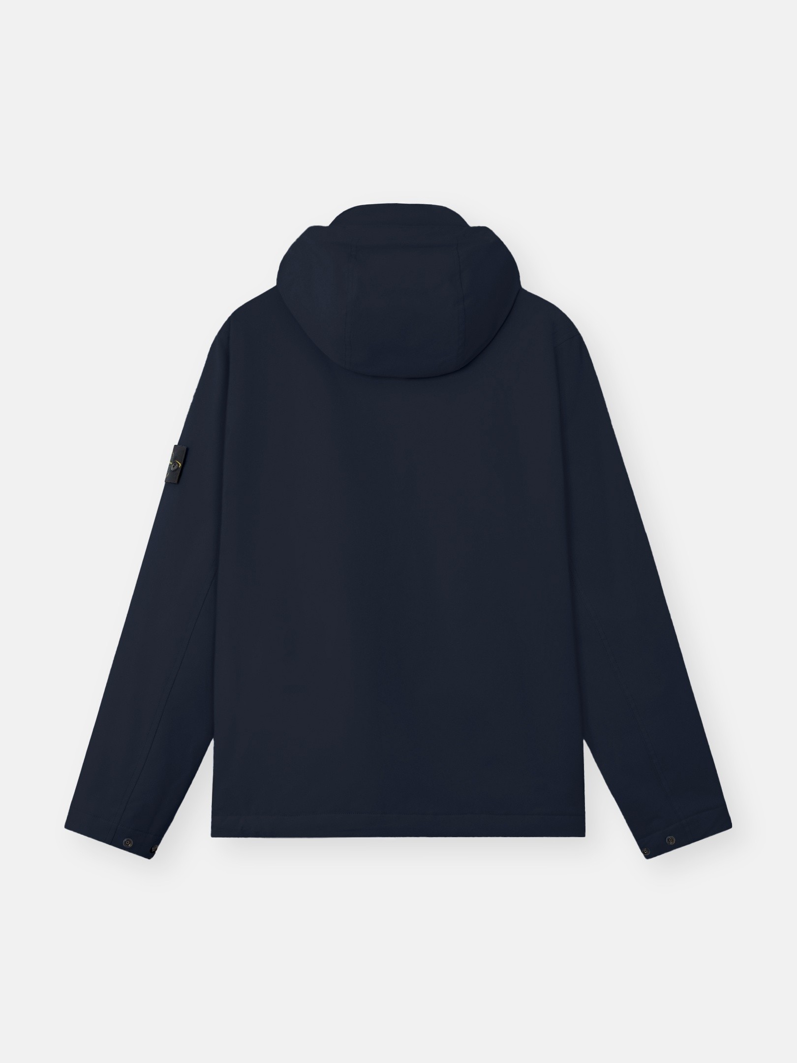 Navy Blue Hooded jacket with wind- and water-resistant membrane