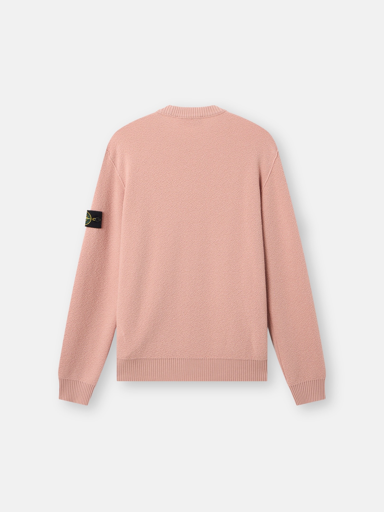 Antique Rose Loose-fit crewneck sweater with ribbed trims 5100011