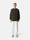 5100028 BRUSHED WOOL_S.I. STELLINA Walnussbraun meliert Stone Island