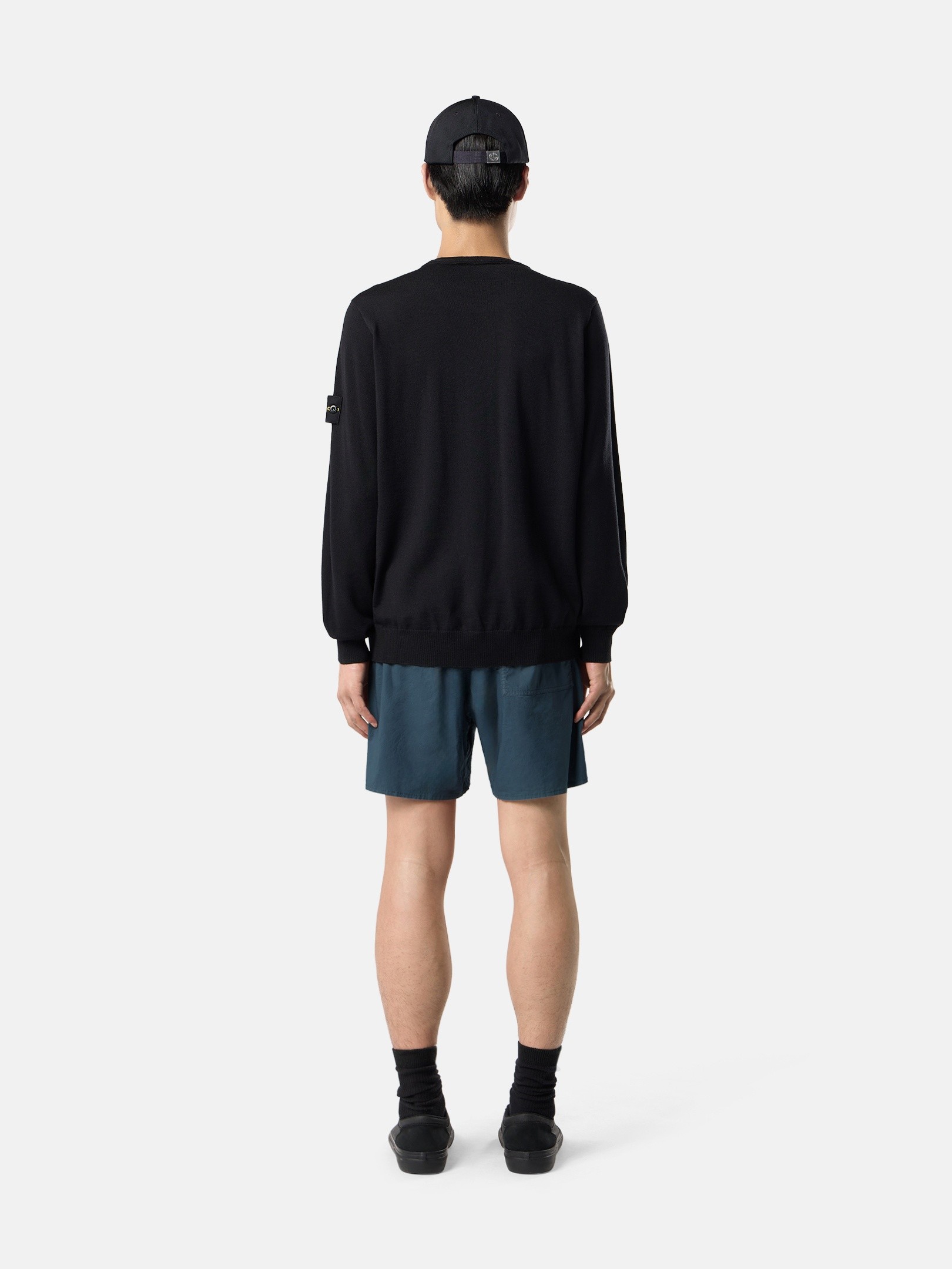 Black Regular-fit crewneck sweater 5100071 LIGHT PURE RWS WOOL