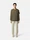 5100071 LIGHT PURE RWS WOOL Militärgrün meliert Stone Island