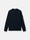 5100074 LIGHT PURE RWS WOOL_S.I. GHOST Bleu marine Stone Island
