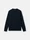 5100074 LIGHT PURE RWS WOOL_S.I. GHOST Bleu marine Stone Island
