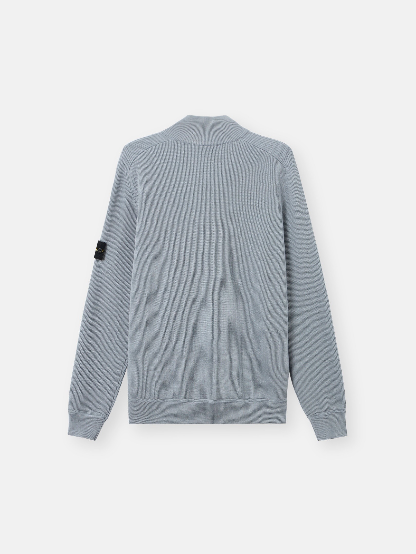 トップス STONE  Ash Gray Regular-fit half-zipper sweater 5100124 RIBBED SOFT