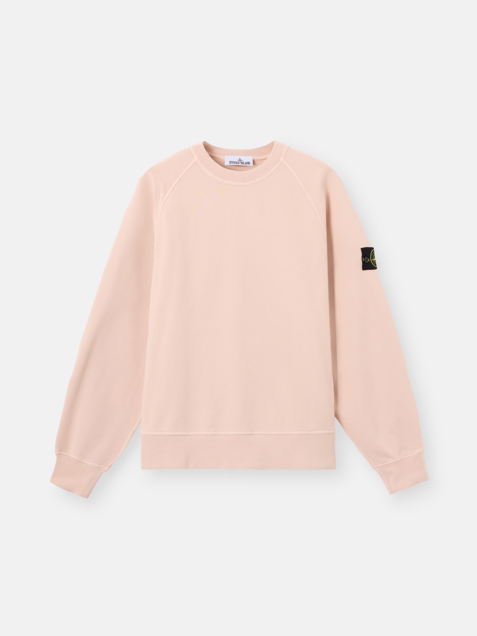 Antique Rose Oversized-fit crewneck sweatshirt with raglan sleeves 