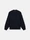 6100013 COTTON WOOL FLEECE_S.I. GHOST Navy Blue Stone Island
