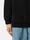 6100015 BRUSHED ORGANIC COTTON FLEECE 블랙 Stone Island