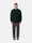 6100015 BRUSHED ORGANIC COTTON FLEECE Verde oscuro Stone Island