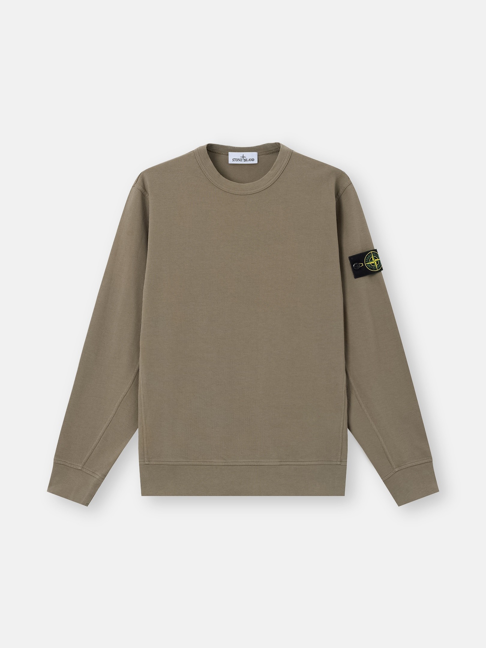Military Green Regular-fit crewneck sweatshirt 6100017 ORGANIC