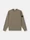 6100017 ORGANIC COTTON INTERLOCK Vert militaire Stone Island