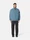 6100021 BRUSHED ORGANIC COTTON FLEECE Steel Blue Stone Island