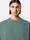 6100022 BRUSHED ORGANIC COTTON FLEECE Ocean Green Stone Island