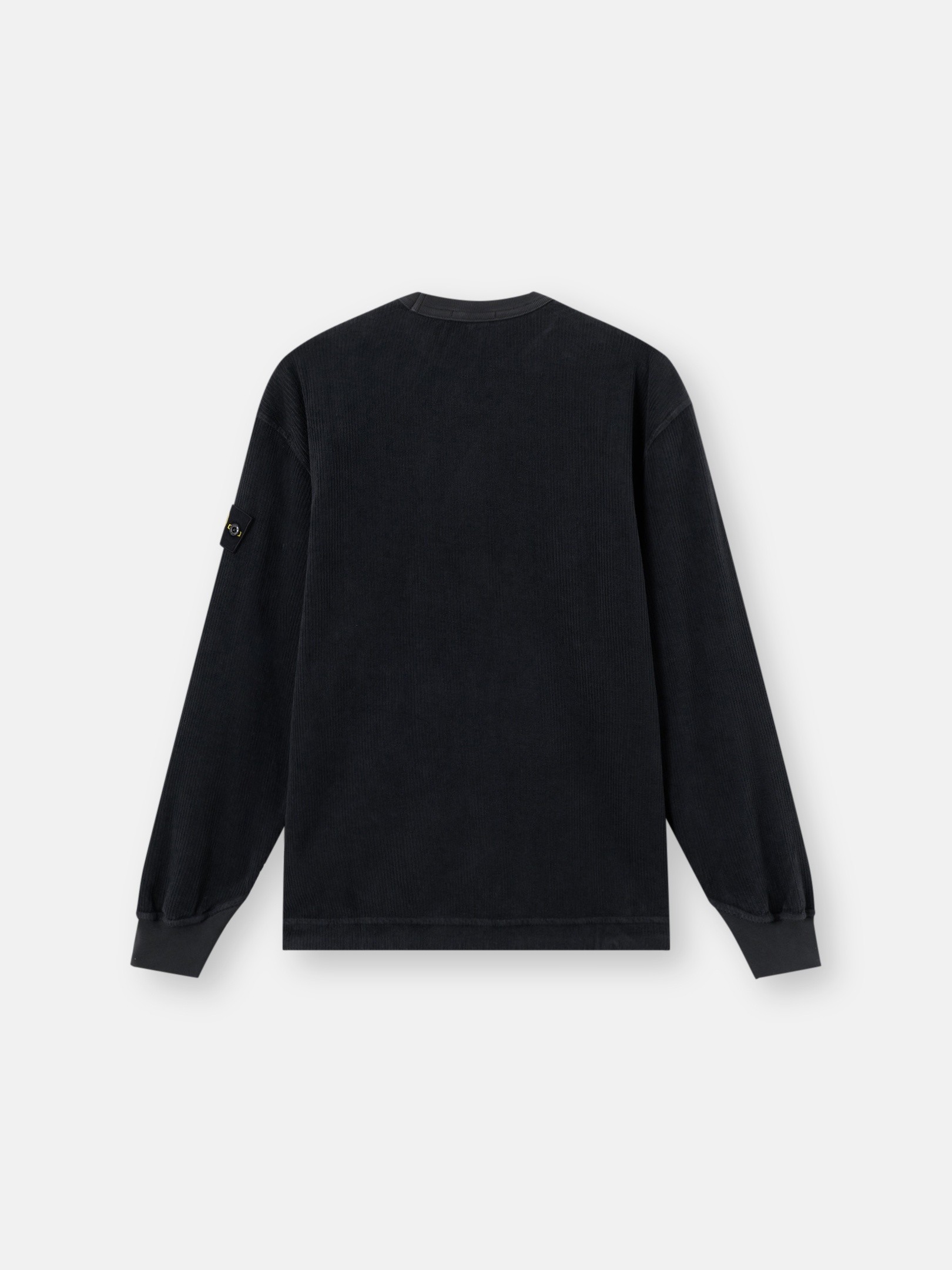 Lead Grey Comfort-fit crewneck sweatshirt with shoulder inserts