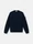 6100038 BRUSHED ORGANIC COTTON FLEECE Navy Blue Stone Island