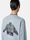 6100046 COTTON FLEECE Ash Grey Stone Island
