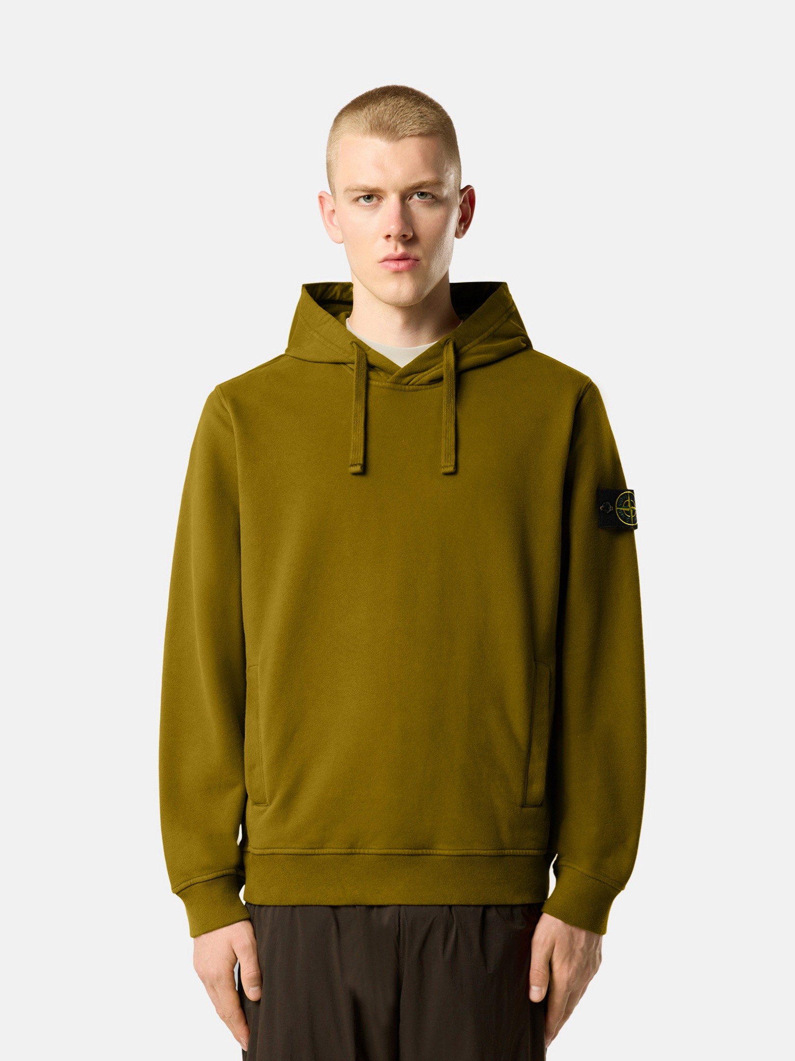 トップス stone  sweat Cactus Regular-fit hooded sweatshirt with thumbhole cuffs 6100048