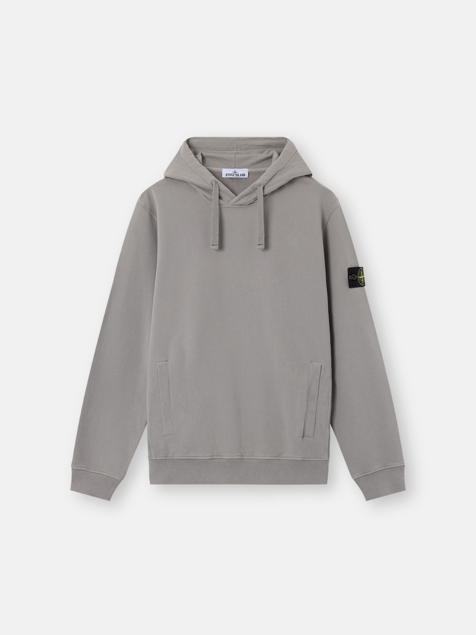 Grey Regular-fit hooded sweatshirt with thumbhole cuffs 6100048