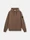 6100048 BRUSHED ORGANIC COTTON FLEECE Terre d’Ombre Stone Island