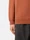 6100049 BRUSHED ORGANIC COTTON FLEECE Mattone Stone Island