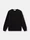 6100049 BRUSHED ORGANIC COTTON FLEECE Noir Stone Island