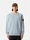 6100049 BRUSHED ORGANIC COTTON FLEECE Ash Gray Stone Island